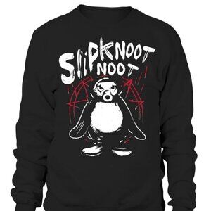 Slipknoot Penguin Death Metal Goth Hard Rock Parody Sweatshirt 24